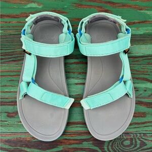 Teva Big Girls K Hurricane XLT 2 Sport Sandal in Speck Sea Glass, size 5 US